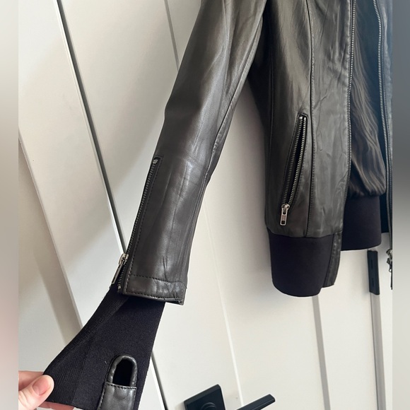 Small brown leather Mackage jacket NWOT - Picture 6 of 8